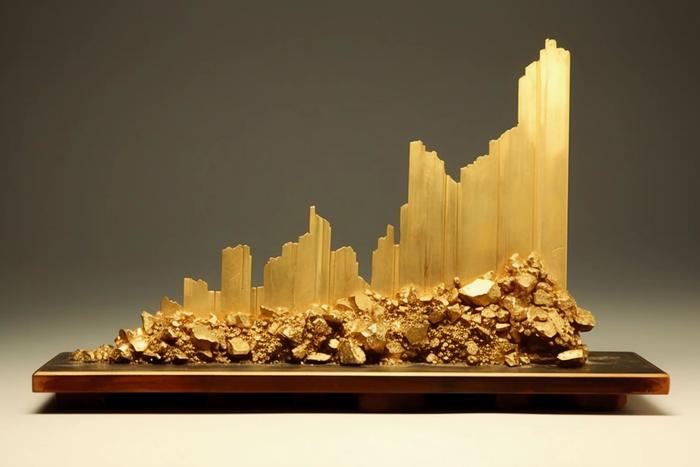 黄金交易提醒：金价因美元走高和获利了结小幅回落，市场情绪依然偏向多头